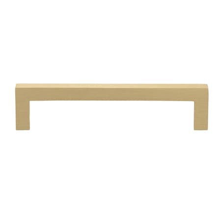 Gliderite Hardware 5-1/16 in. Center to Center Solid Square Bar Pull Satin Gold 21683-128-SG-1